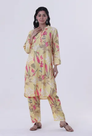 Yellow Muslin Top